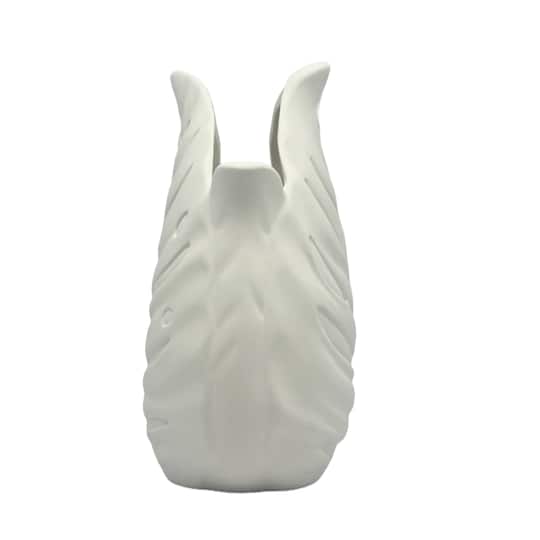 7.5" DIY Ceramic Curved Leaf Vase by Make Market®